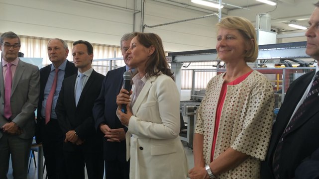 Ségolène Royal en visite à l'entreprise SNA