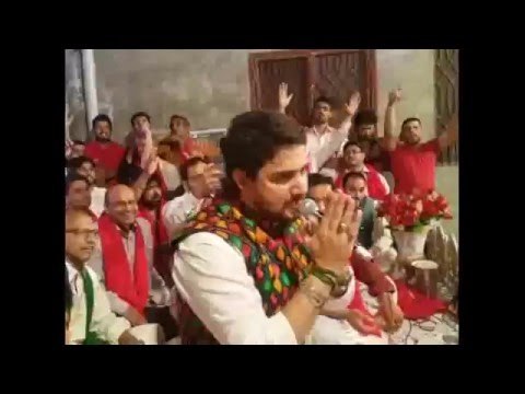 ALI ALI MOLA MANQABAT Farhan Ali Waris Live At WASANPURA LAHORE 11 RAJAB / 19 April 2016