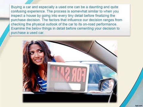 5 Basic Things to Consider Before Buying a Used Car