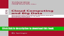 Read Cloud Computing and Big Data: Second International Conference, CloudCom-Asia 2015, Huangshan,