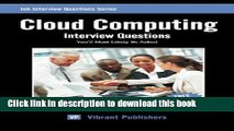 Read Cloud Computing Interview Questions You ll Most Likely Be Asked Ebook Free