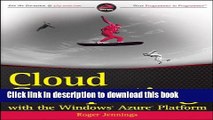 Read Cloud Computing with the Windows Azure Platform Ebook Free