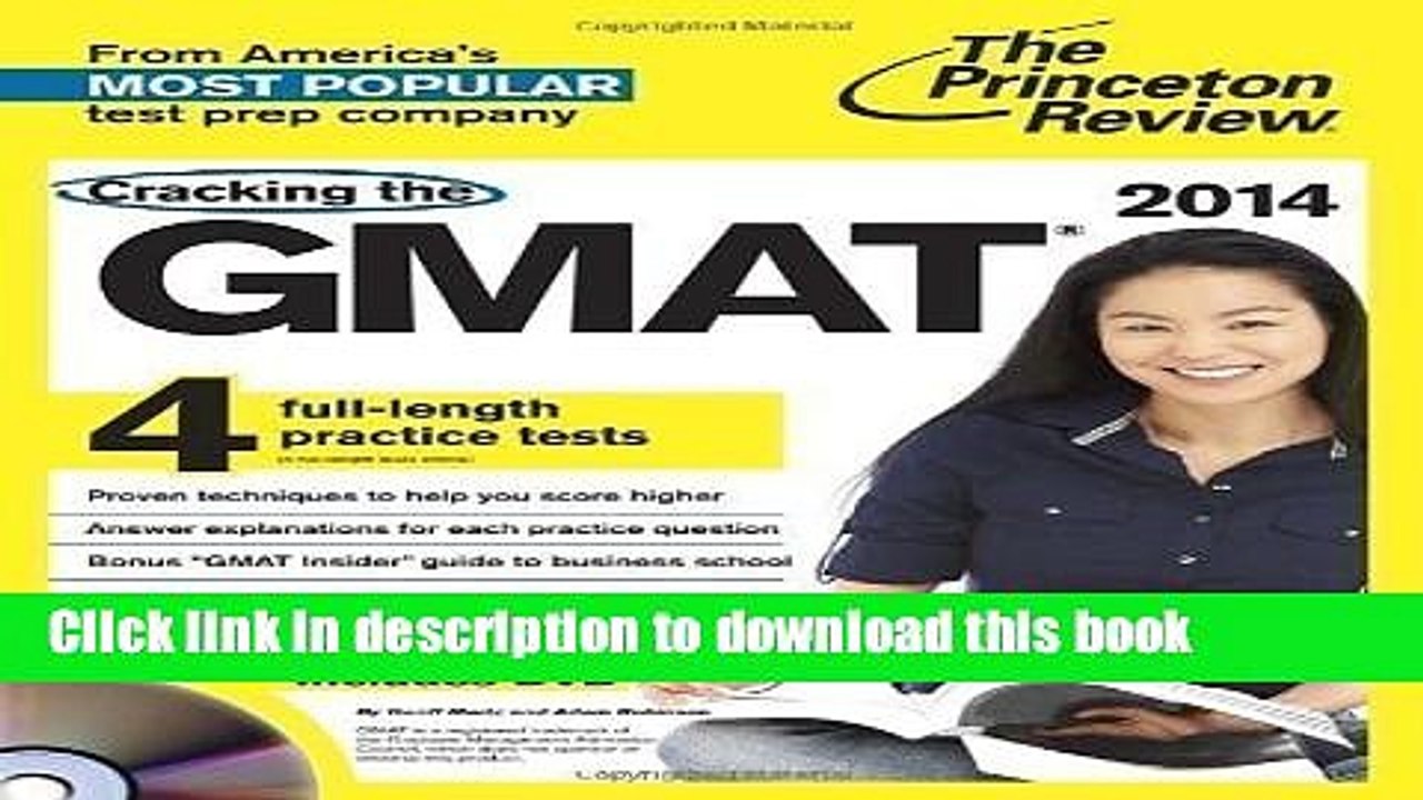 Read Cracking the GMAT with DVD, 2014 Edition (Graduate School Test Preparation): Revised and