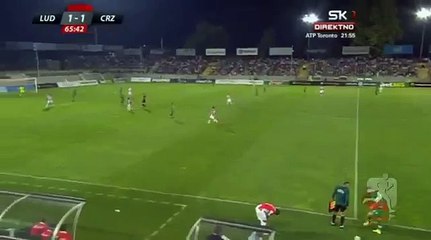 Kanga Amazing Goal -  Ludogorets vs Crvena Zvezda 1-2   UCL 2016 HD