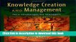 Read Books Knowledge Creation and Management: New Challenges for Managers ebook textbooks