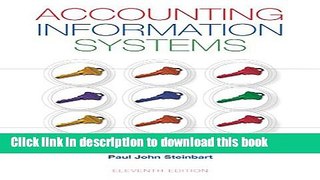 Download Books Accounting Information Systems (11th Edition) E-Book Free