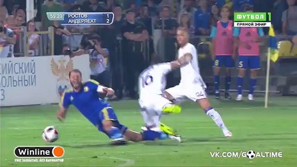 Dmitri Poloz Penalty Goal HD - FK Rostov 2-2 Anderlecht 26.07.2016