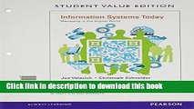 Read Books Information Systems Today: Managing in the Digital World, Student Value Edition Plus