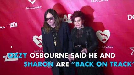Ozzy Osbourne: marriage with Sharon is ‘back on track’ after cheating scandal