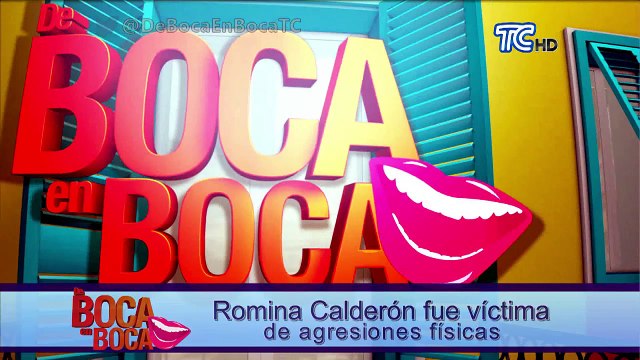 Romina Calderón fue víctima de agresiones físicas
