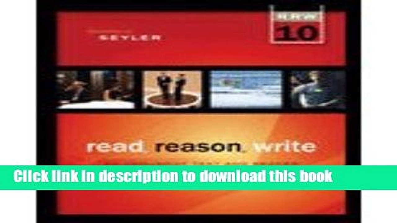 Download Read Reason Write by Seyler,Dorothy. [2011,10th Edition.] Paperback PDF Online
