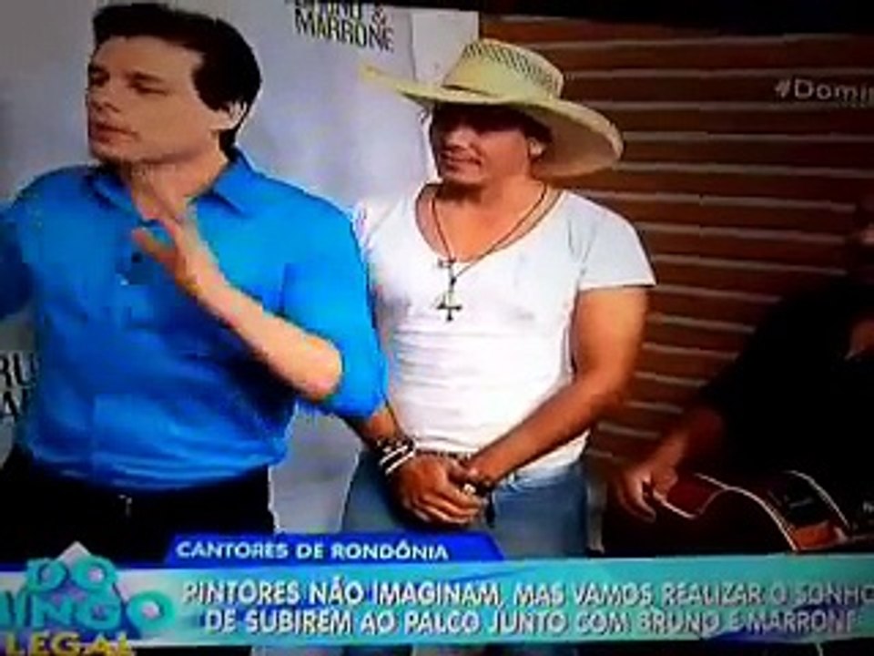 Bruno e Marrone e Celso Portiolli fazem surpresa para -PINTORES-Sertanejos