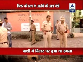 Police is searching for one accused in builder murder case