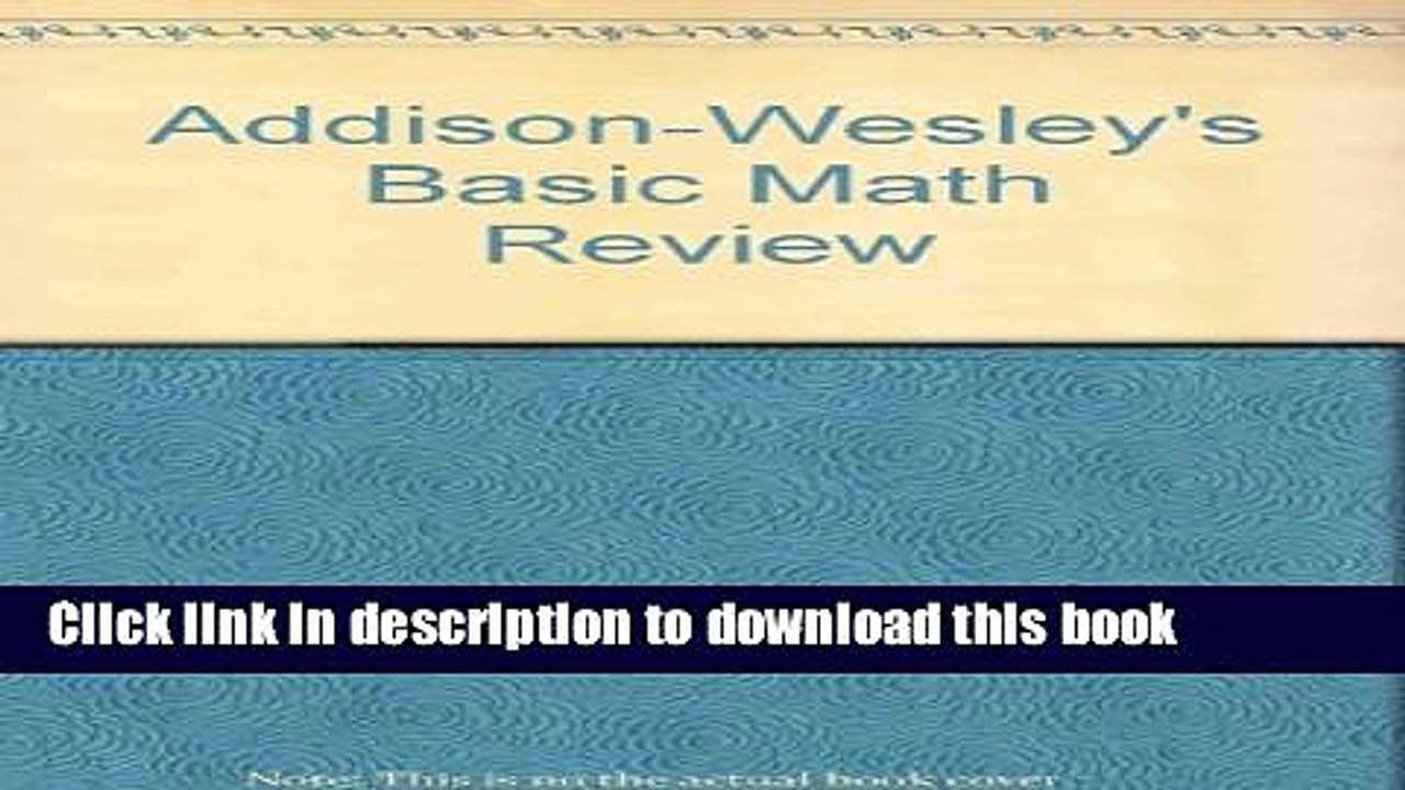 Read Addison-Wesley s Basic Math Review Ebook Free
