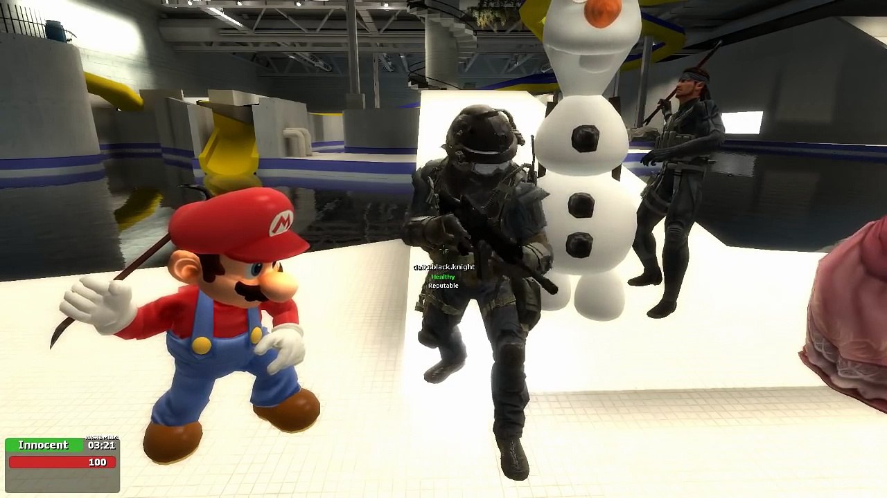 マリオ人狼！ウォータースライダープールで大殺戮！？