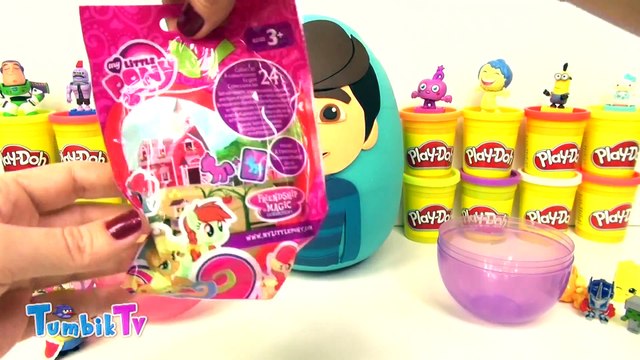 Rafadan Tayfa 3 Sürpriz Yumurta Oyun Hamuru - MLP Cicibiciler Minecraft Transformers