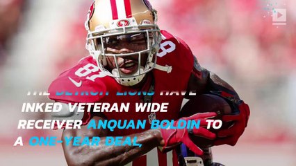Sources: Lions to sign WR Anquan Boldin to one-year deal