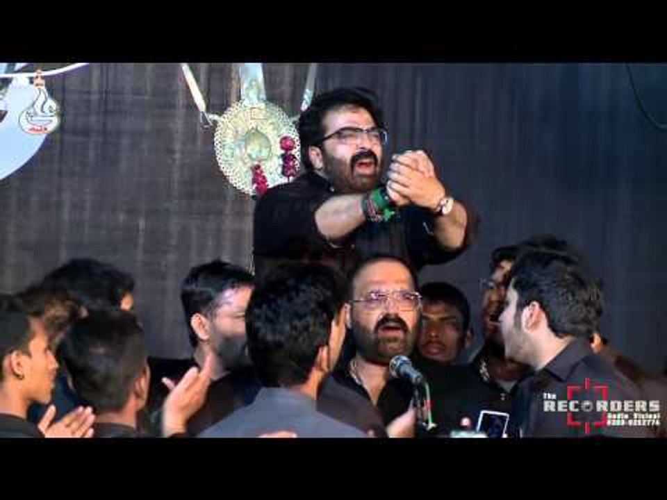 Naqi Bhai Al-Zulfiqar Live Noha Khwani At Farhan Ali Waris Shab-e-Bedari 17th Moharram 2015