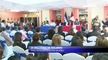 25 millones de dolares para defender derechos de la niñez