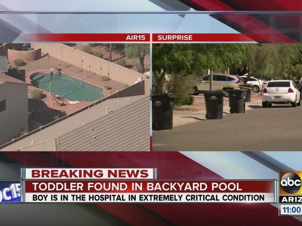 Toddler pulled from Surprise pool