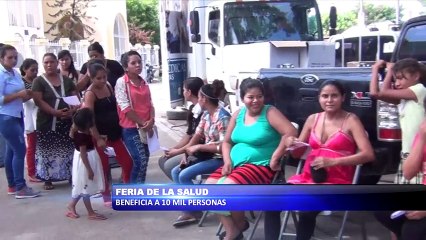 Feria de la salud beneficia a 10 mil personas