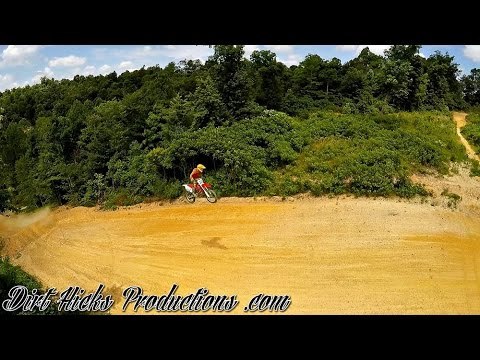 Motocross Biker Gets Crazy Air on Jump