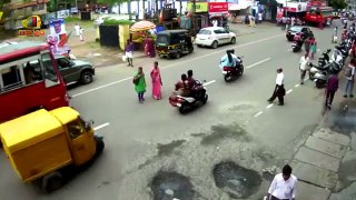 Live Accident Caught On CCTV Camera _ Woman Falls Under Running Bus _ Mango News