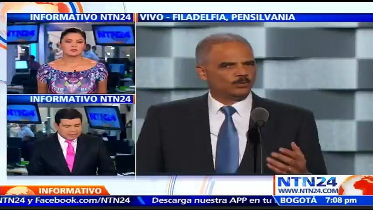 “Un ataque a un policía es un ataque a la sociedad”: Exfiscal Eric Holder en la Convención Demócrata