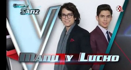 Manu y Lucho "Mientes" || La voz Mexico 2016 Semifinal 24 de Julio 2016