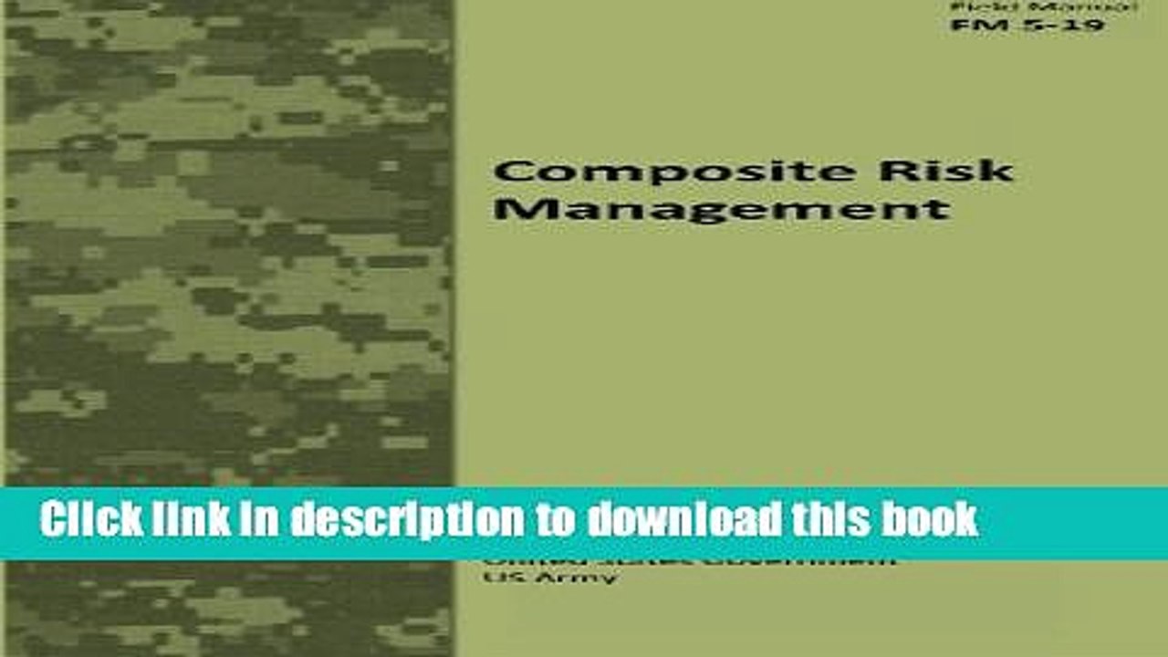 [PDF] Field Manual FM 5-19 Composite Risk Management August 2006  Full EBook