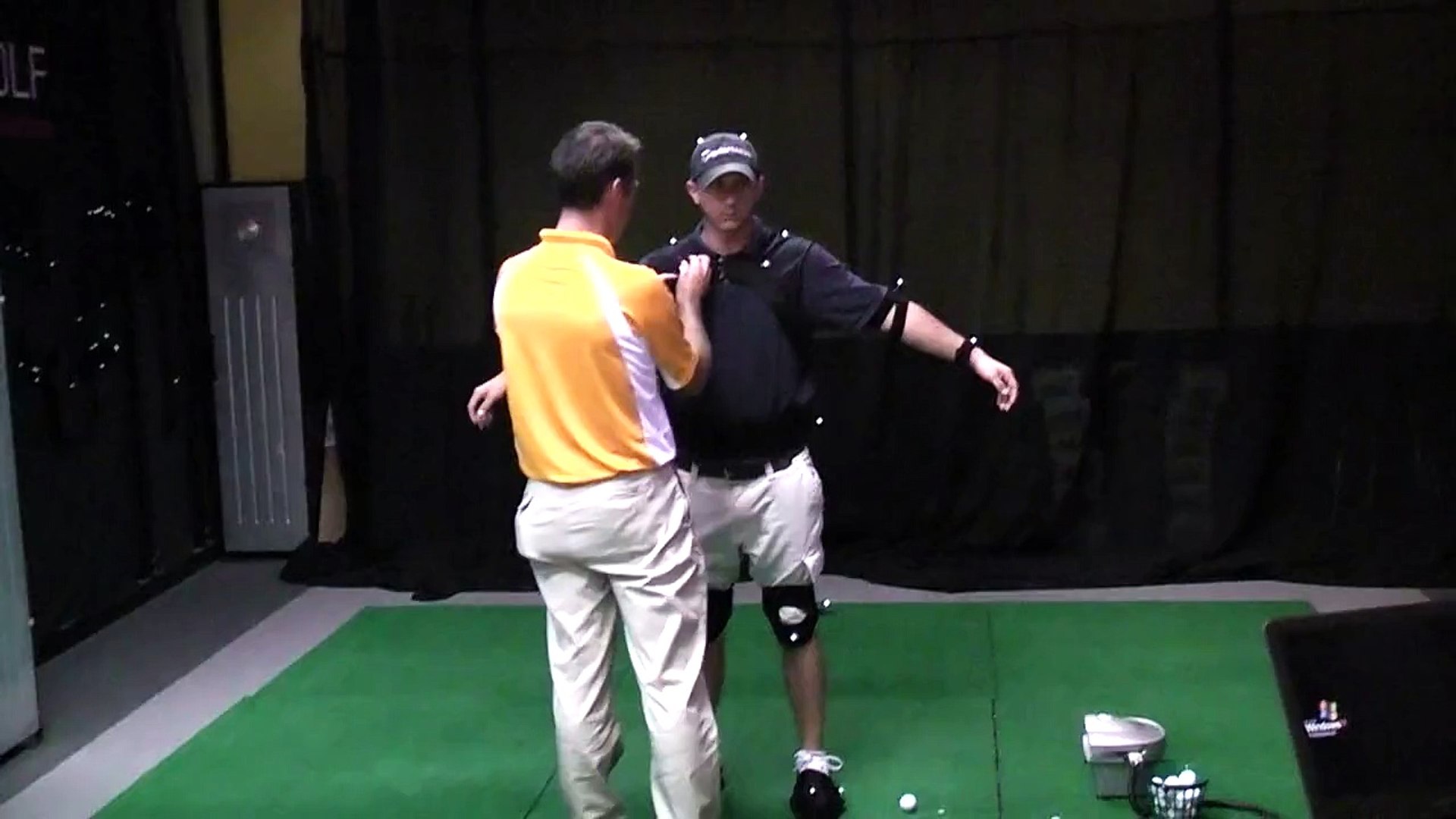 ⁣College of Golf Student Suiting Up for the MATT System