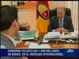 Ecuador colocó USD 1,000 millones en bonos en el mercado internacional