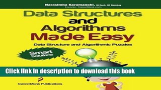 Read Book Data Structures and Algorithms Made Easy: Data Structure and Algorithmic Puzzles, Second