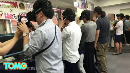 Japan adult video and toy virtual reality conference shut down due to overcrowding - TomoNews