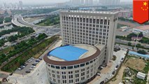 Toilet-like building for water conservation university built in Henan province, China - TomoNews
