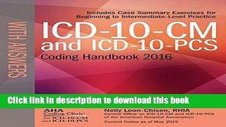 Download Books ICD-10-CM and ICD-10-PCS Coding Handbook, with Answers, 2016 Rev. Ed. Ebook PDF