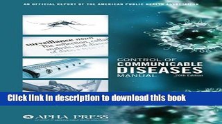 Read Books Control of Communicable Diseases Manual ebook textbooks