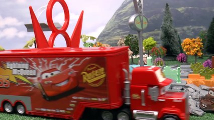 Disney Cars Toys Fun with Frank and Superheroes Captain America Iron Man and Thomas and Friends_3