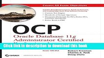 PDF OCP: Oracle Database 11g Administrator Certified Professional Study Guide: Exam 1Z0-053  EBook