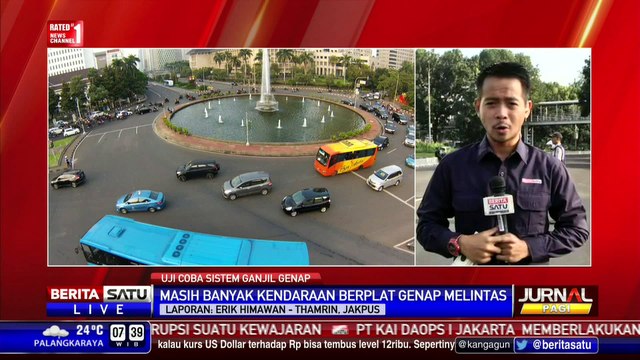 Uji Coba Penerapan Plat Ganjil Genap Dimulai