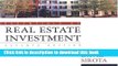 [Read PDF] Essentials of Real Estate Investment Ebook Free