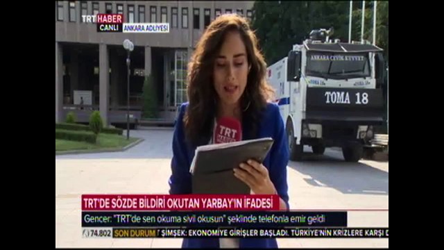 TRT'de sözde darbe bildirisini okutan Yarbay Gençer'in ifadesi