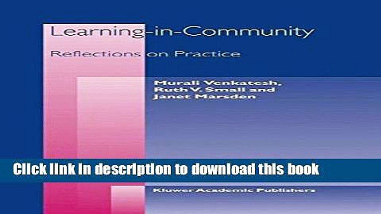 Read Learning-in-Community: Reflections on Practice  PDF Free