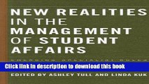 Download New Realities in the Management of Student Affairs: Emerging Specialist Roles and
