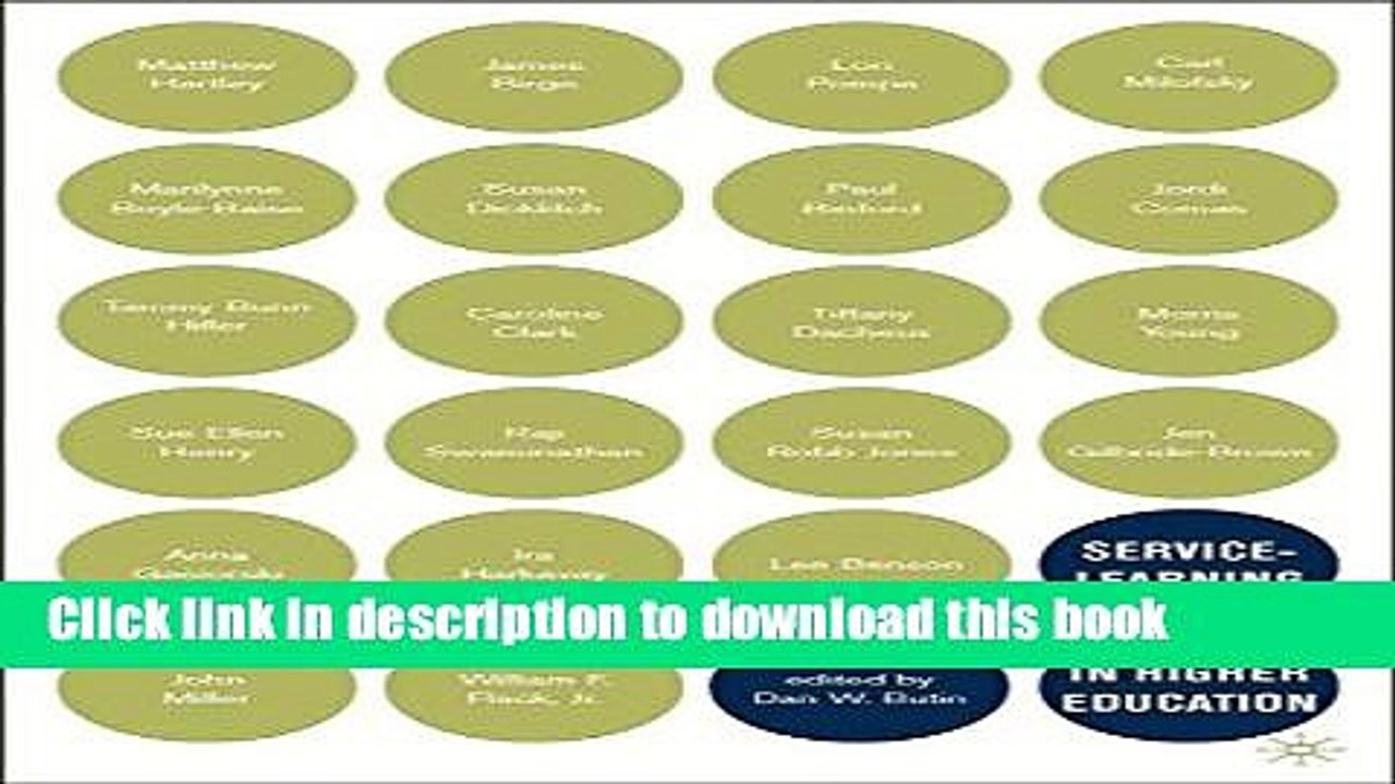 Read Service-Learning in Higher Education: Critical Issues and Directions  PDF Online