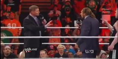 WWE Brock Lesnar breaks Triple H's arm HD RAW