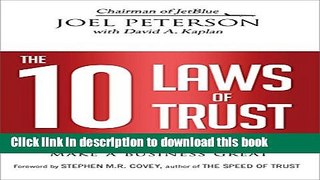 [Read PDF] The 10 Laws of Trust: Building the Bonds That Make a Business Great Download Free