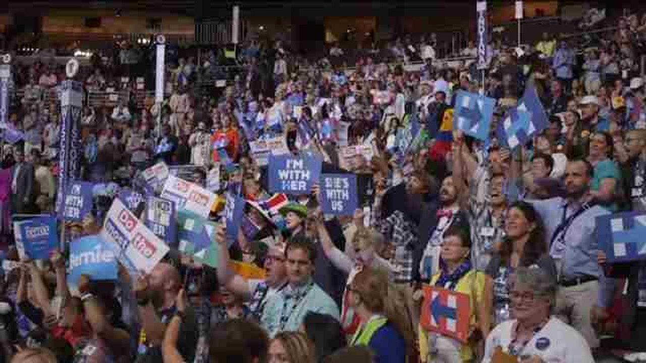 Clinton, proclamada candidata demócrata a la presidencia de EEUU