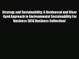 READ book Strategy and Sustainability: A Hardnosed and Clear-Eyed Approach to Environmental