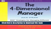 [Read PDF] The 4 Dimensional Manager: DiSC Strategies for Managing Different People in the Best